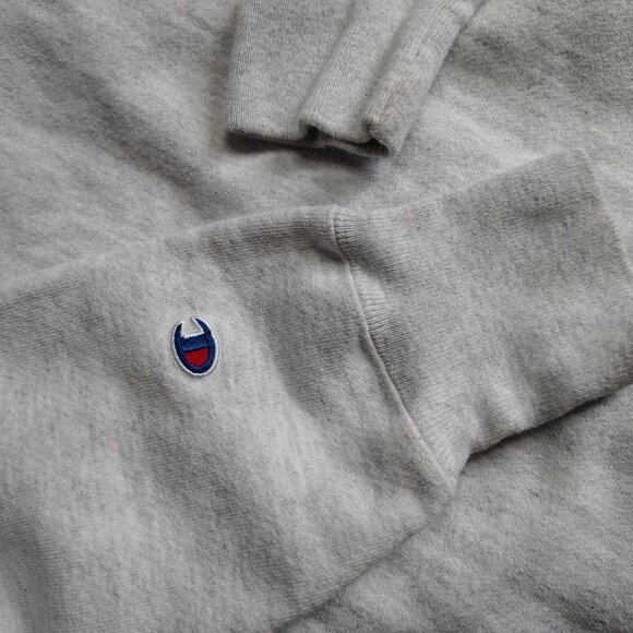 Champion Reverse Weave MONTANA Hoodie Small Grey Heathered - Picture 6 of 12